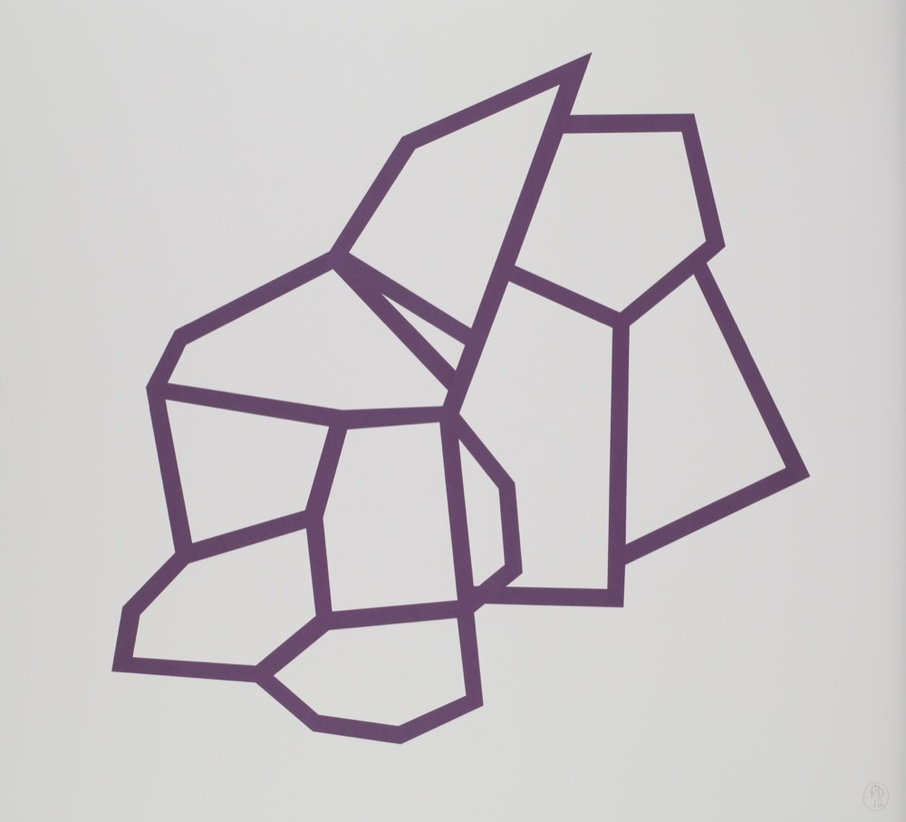 Bamako Monoprint #28 (purple)