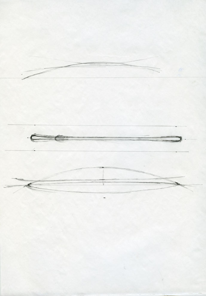 Drawing for Millenium Bridge Proposal