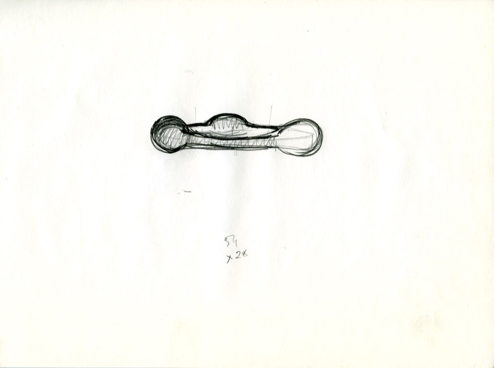 Initial Drawings for the Proposal for Irish Museum of Modern Art, Dublin