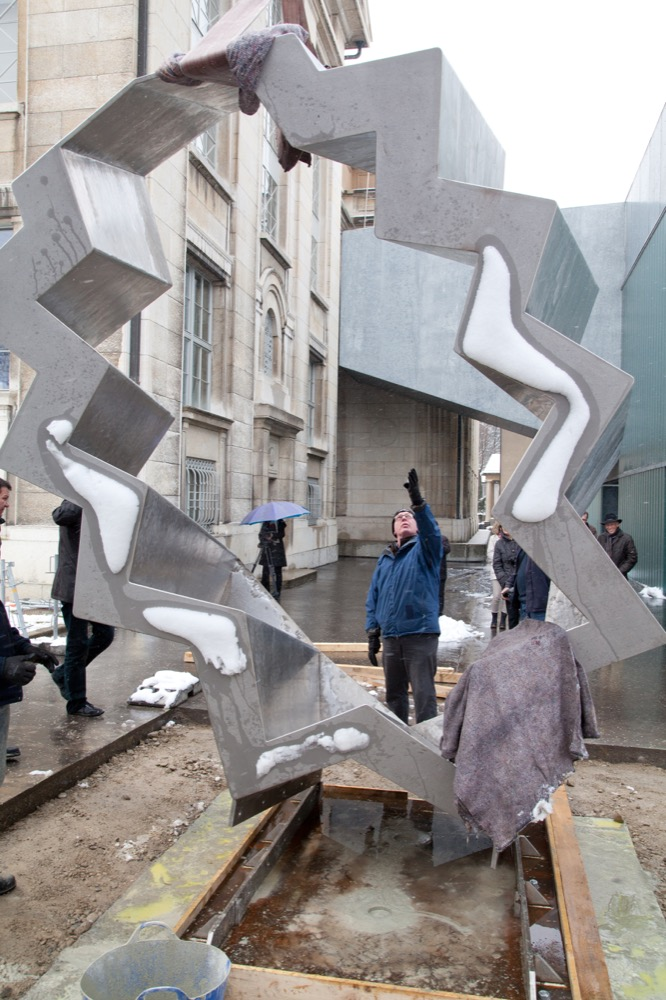 Installation of 'Footfall'