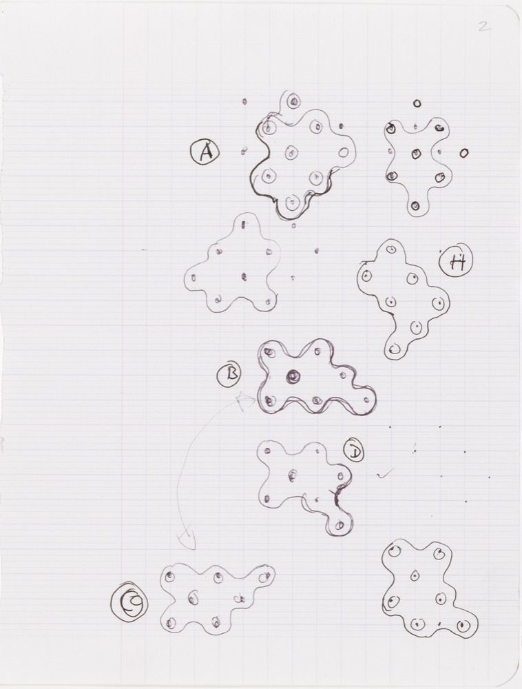 Study for 'Infinity' figures